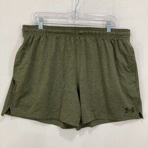 New Under Armour size XL Vanish Knit Shorts Olive Green Running Workout Active